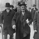 British PM Ramsay Macdonald, pictured, second from left