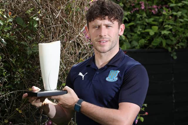 Danske Bank Premiership Player of the Month for May, Shay McCartan