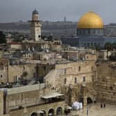 A view of the Western Wall and the Dome of the Rock, some of the holiest sites for for Jews and Muslims, is seen in Jerusalem's Old City, from December 2017. Picture: AP Photo/Oded Balilty