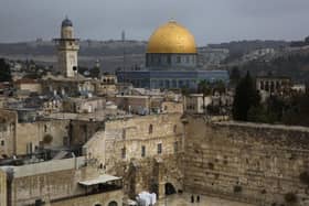 A view of the Western Wall and the Dome of the Rock, some of the holiest sites for for Jews and Muslims, is seen in Jerusalem's Old City, from December 2017. Picture: AP Photo/Oded Balilty