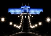 Stormont was illuminated to mark the centenary of the first meeting of the Northern Ireland Parliament. Photo by Bob McEvoy https://bobmcevoy.co.uk