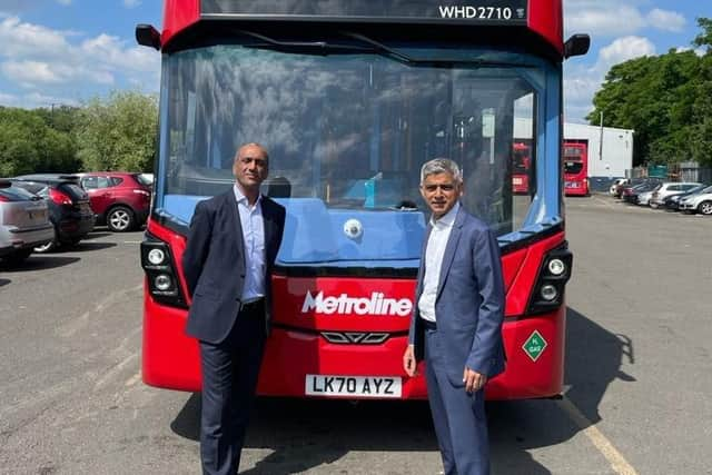 Mayor of London, Sadiq Khan, will today launch England’s first ever hydrogen double decker buses