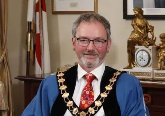 The Mayor of Mid and East Antrim, Councillor William McCaughey.