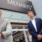 Stephen McCammon, MD of Menarys and Ken Rutherford, Executive Partner, DWF in Northern Ireland