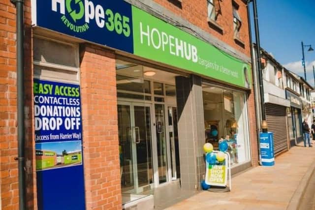 The new Hope Hub on Ballyclare's Main Street.