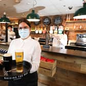 After six months closure due to the pandemic, the famous Lagan Bar is open again to welcome passengers for their favourite tipple before they jet off.