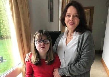 Dungiven mother, Rosaleen McElhinney has been granted permission by the High Court to intervene in the landmark case against the Secretary of State’s new commissioning powers for abortion services in Northern Ireland. She is pictured here with her daughter, Cara Rose.