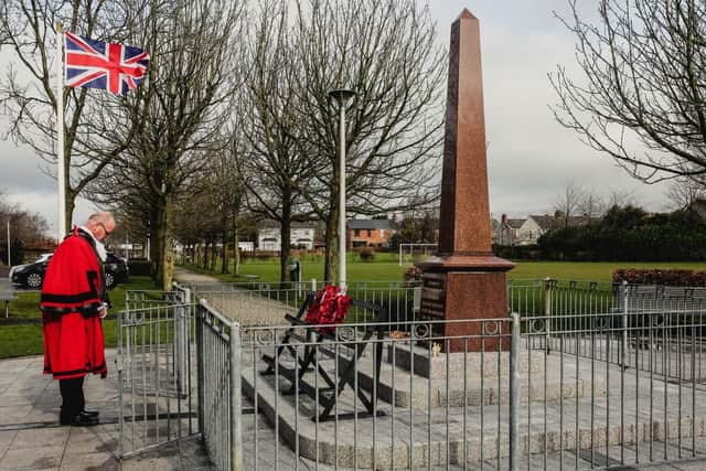 In March, then Mayor, Cllr Jim Montgomery, re-laid a wreath at Lilian Bland Park after a vandalism attack.