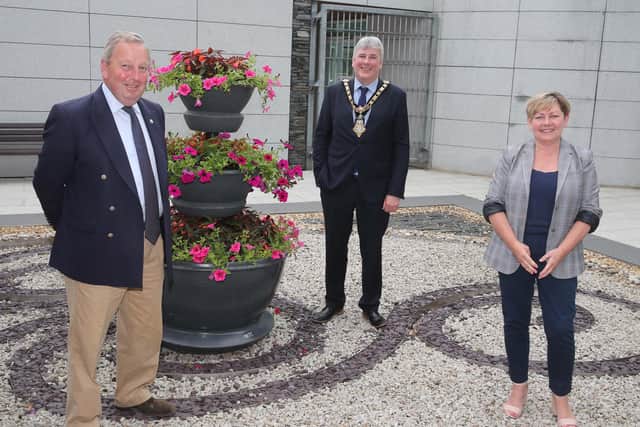 Mayor of Causeway Coast and Glens Borough Council, Councillor Richard Holmes, and Council’s Veterans’ Champion Alderman Sharon McKillop met Veterans Commissioner Danny Kinahan to discuss working together to support former service personnel across the Borough