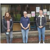 Larne Community Care Centre team members: Diane Huston, community engagement manager, Maria Magill, deputy children’s projects manager, Rachel Lyons, children’s projects manager and Laura Rice, community engagement officer.