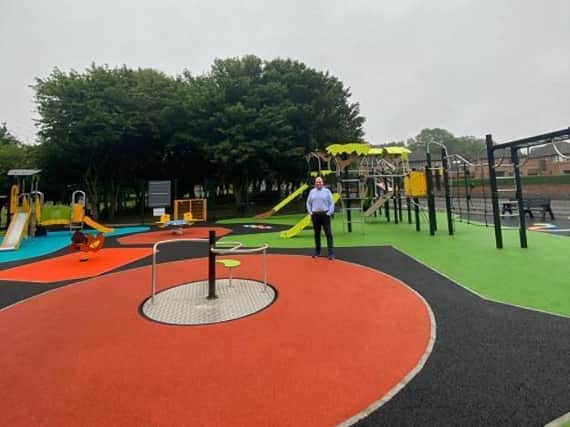 A new park has officially opened near Hydebank Playing Fields in South Belfast