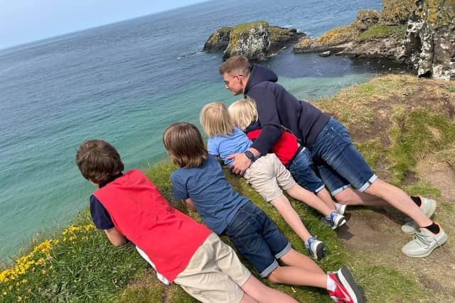 Lisburn stylist Samara Prentice gives her top tips for packing for your family staycation this summer. Pictured: Samara's family is pictured on a recent staycation