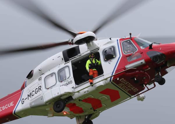 .HM Coastguard Helicopter Rescue R199 from Prestwick was tasked to a Medical Evacuation on Rathlin Island late on Monnday evening