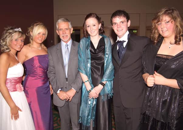 Coleraine College Formal
David Granger pictured with students at the formal Emma Nethery Kylie McNiell  Julie Downes  Mark Nathan  Sarah Thompson