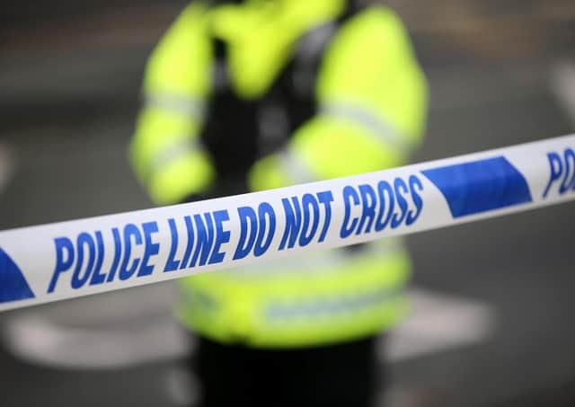 The man was pronounced dead at the scene.