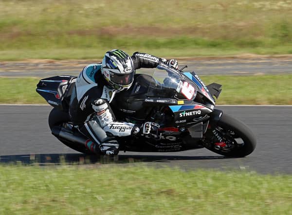 Michael Dunlop on the SYNETIQ BMW at Kirkistown in Co Down last weekend. Picture: Pacemaker Press