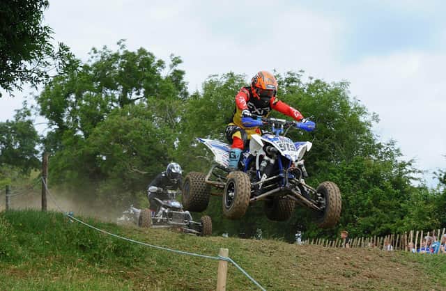 Hillsborough's Mark McLernon and Dean Dillon from Moria finished first and second overall in the premier quads at Laurelbank