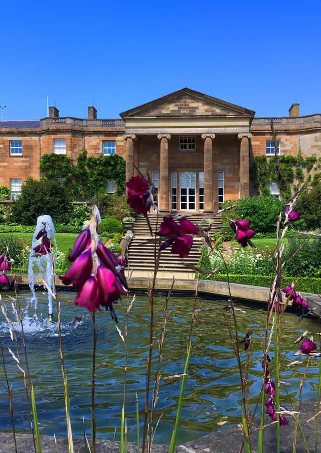 Hillsborough Castle - the South Terrace, looking north.