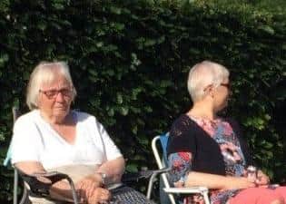 R.McCullough, S.McCloy & E. Hamilton pictured at the Muckamore WI get together