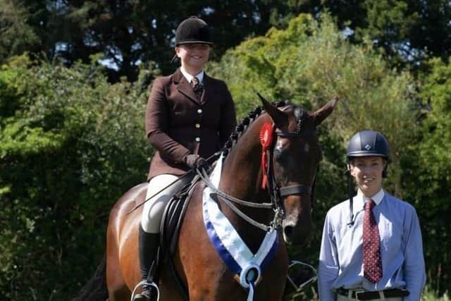 Evie Lowry, riding Randalstown Silken Hero, took the Hunter Championship and overall Supreme.