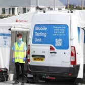 Northern Trust mobile vaccination unit.