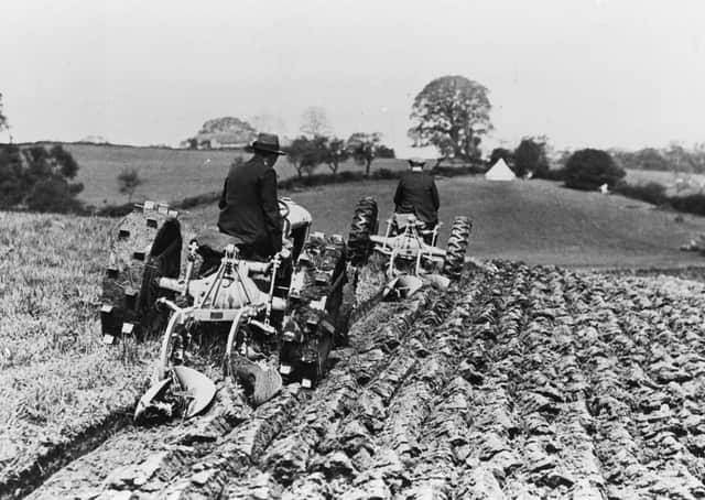 Harry Ferguson's three-point linkage system in action. Picture: National Museums Northern Ireland