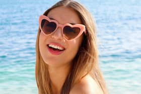 A woman basking in the heat of NI's recent super-sunny spell