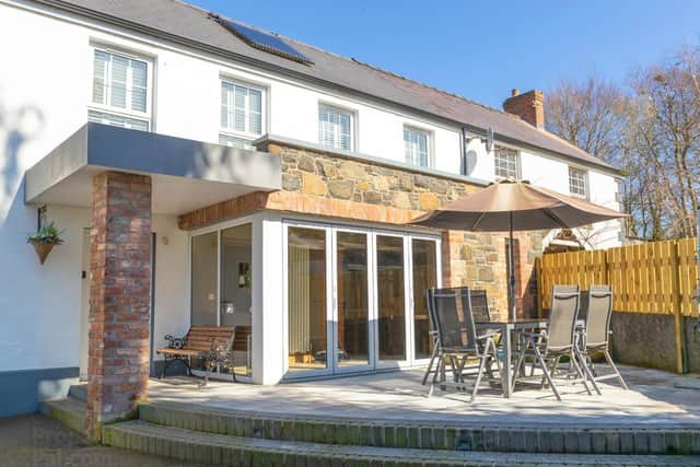 Outdoor features include - Tarmac patio area and flagged patio from Living/Dining area.
