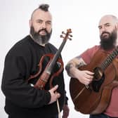 Belfast based instrumental duo String Ninjas consisting of fingerstyle guitarist Gavin Ferris and electric violinist Mick Conlon will entertain on Saturday, August 14