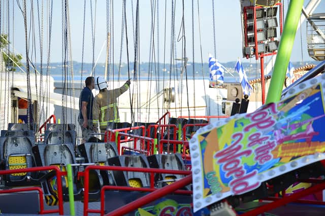 The incident is understood to involve one of the rides at Planet Fun in Carrickfergus. Picture: Arthur Allison/Pacemaker Press.
