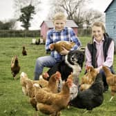 Pictured are Callum and Carys Logan from Hillstown Farm & Farm Shop, Randalstown. Hillstown has been participating in Bank of Ireland Open Farm Weekend since its inception in 2012.