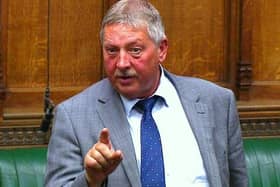 DUP MP for East Antrim Sammy Wilson