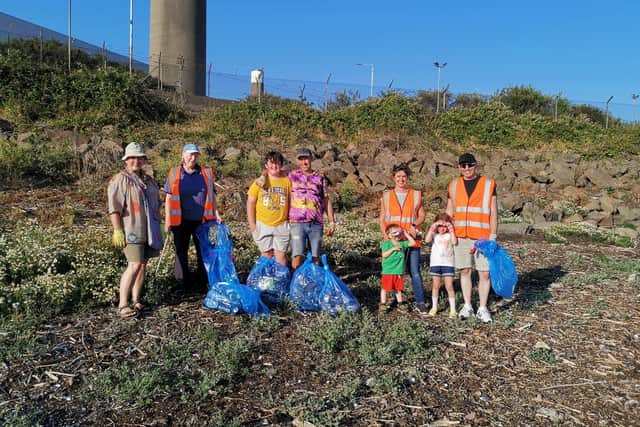 Volunteers conducted the clean up on July 24 and July 25.