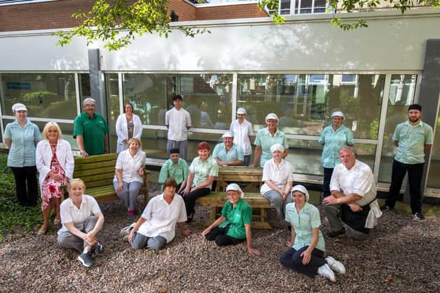 Craigavon Area Hospital Catering Team. They have been shortlisted in the ‘Team of the Year’ category for their outstanding commitment and contribution in response to the Covid-19 pandemic. Winners will be announced at the national awards ceremony on 9th September in London.