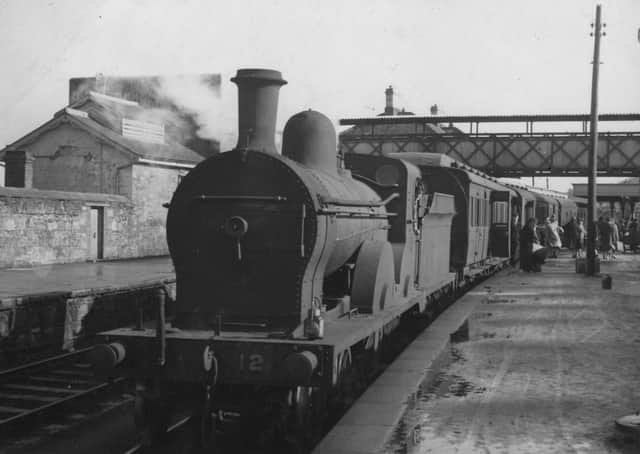 GNR Engine No 12 at Omagh Station on 7th September 1957