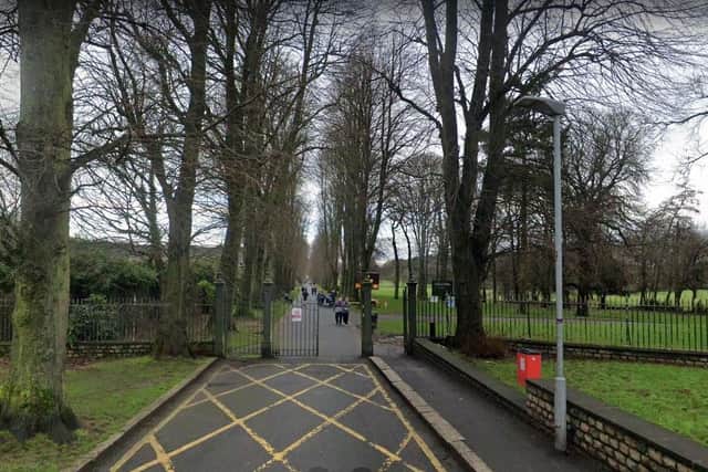 Lurgan Park in Lurgan, Co Armagh. The Police Ombudsman NI is investigating an incident in which a disable woman was videoed being carried out of Lurgan Park by two PSNI officers. Photo courtesy of Google.