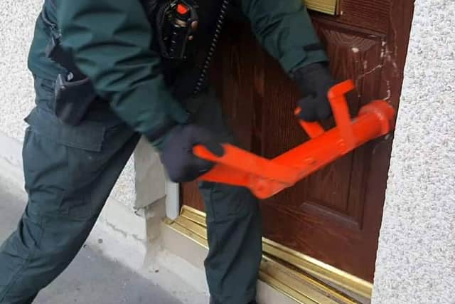 Police carried out a number of house searches in Cookstown yesterday and made two arrests for drug related matters.