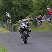 Michael Dunlop won the 'Race of Legends' for a record ninth straight time at the Armoy Road Races on Saturday.