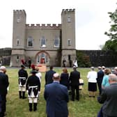 The six warders are appointed to be the Hillsborough Fort Guard. Photo: STEVEN MCAULEY/MCAULEY MULTIMEDIA