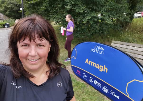 Catherine Byers at Armagh Parkrun