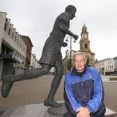 Victor Hunter, former player, coach, manager and Honorary Vice President of Coleraine FC, who passed away on Saturday at the age of 84