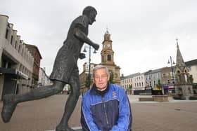 Victor Hunter, former player, coach, manager and Honorary Vice President of Coleraine FC, who passed away on Saturday at the age of 84