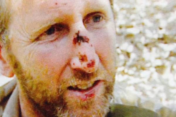 Doug Beattie pictured during his time serving in Afghanistan.