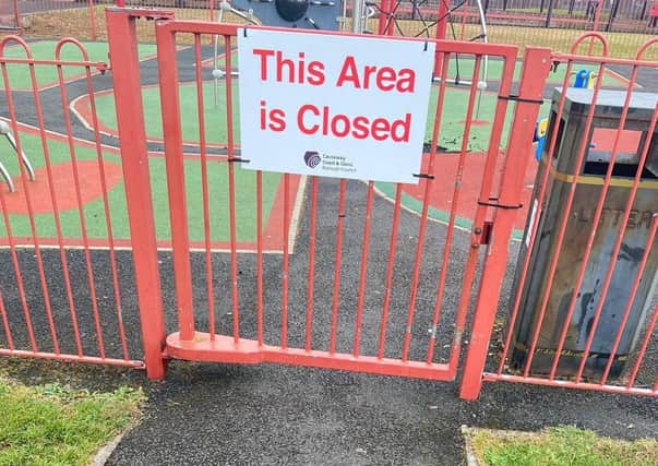 Causeway Coast and Glens Borough Council has been forced to close its play park at Millburn Road in Coleraine due to vandalism