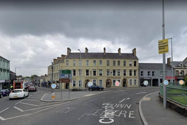 Church Place, Lurgan where a man was attacked on Sunday evening. Photo courtesy of Google.
