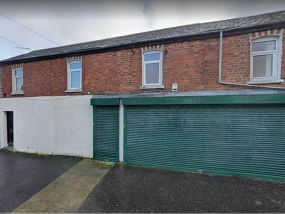 Developers wanted to demolish this building between Grand Street and Leamington Place in Lisburn (Image: Google)