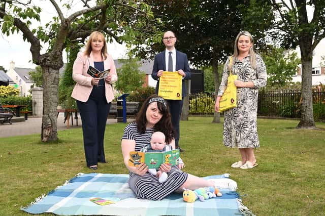 Education Minister Michelle McIlveen confirms funding for Bookstart Baby programme
Picture: Michael Cooper