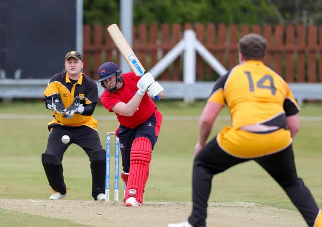 Lee Nelson in action for Waringstown. Photo by David Maginnis/Pacemaker Press