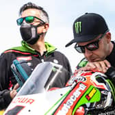 Jonathan Rea twice finished third at Most in the Czech Republic as his lead in the World Superbike Championship was cut to three points by Turkey's Toprak Razgatlioglu.