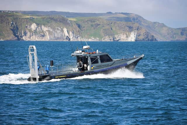 The DAERA patrol boat.